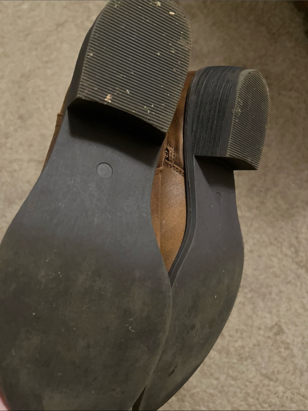 Classic Tall Women's Brown Suede Western Boots. 10. Great shape - Picture 8 of 8